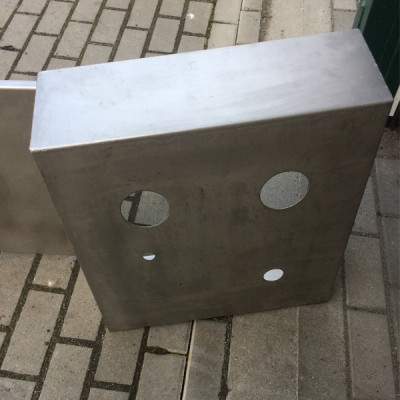 ACO 7601.80.20 connection box for facade 500x500x160mm, AISI304