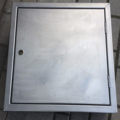 ACO 7601.80.20 connection box for facade 500x500x160mm, AISI304