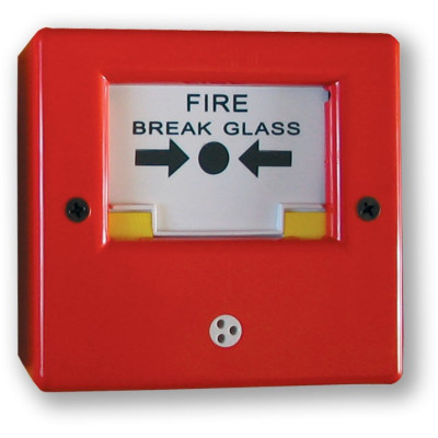 VAR-TEC CP-01 - (0701-088) - red - emergency alarm with mechanical locking