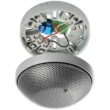 Detectomat CT 3001O-EZS (set) - silver - optical smoke detector series 3000-design