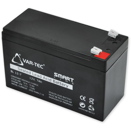 VAR-TEC SMART SM7,0 - (0703-110) - Akumulátor bezúdržbový 12V/7,0Ah