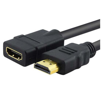 YANL  prodlužovací HDMI - HDMI - 0,3 m, černý