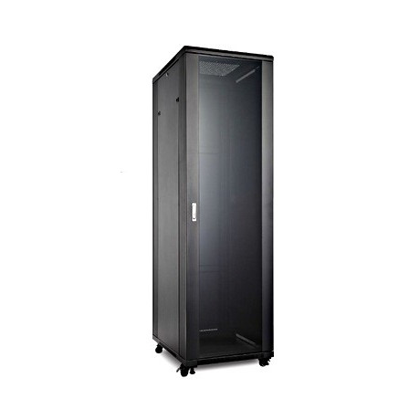 SCHRACK - CSR1230020 -  Data rack DSNB 42U 600x600 černý, skleněné dveře