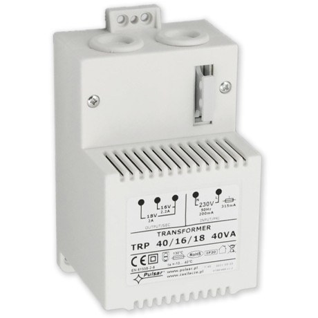 PULSAR - (0703-094) - TRANSFORMER covered 40VA with fuse and terminal block