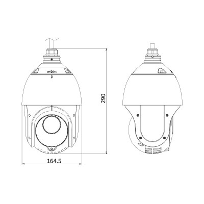 Hikvision DS-2AE4225TI-D(E) s držákem - 2Mpix, venk. PTZ, 4v1, 25x zoom, WDR, IR 100m