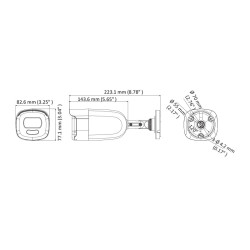 Hikvision DS-2CE10HFT-F28(2.8mm) -5Mpx, 4v1 bullet kamer, objektiv 2,8mm, WDR, bílé světlo 20m