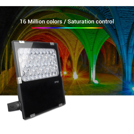 MiBoxer Zahradní LED svítídlo Mi-LiGHT | RGB+CCT | 50W | 4000lm | 2,4GHz + WiFI | 230V |