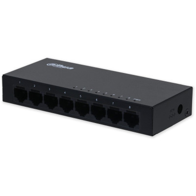 Dahua PFS3008-8GT-V2 desktop switch, 8x Gb, V2, kov