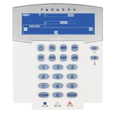 Paradox K38 - 868 bezdrátová ICON LCD