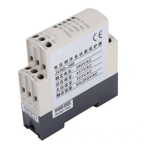 GINRI JVRD-380 - Relay for monitoring the correct sequence of phases, 3x400V 50Hz