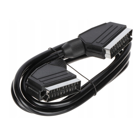 YANL SCART - video, audio connecting cable, 2m, black