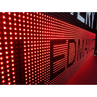 LED Banner 128X32W-R (red)