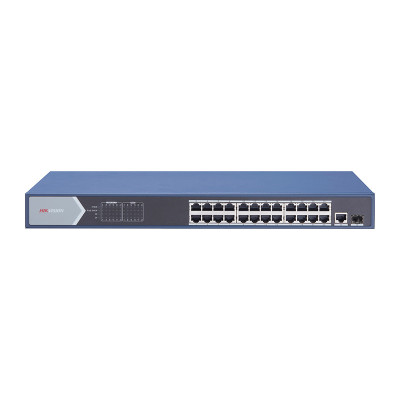 HIKVISION DS-3E0526P-E - Switch 26/24 PoE, 1x uplink 1Gbps + 1x SFP