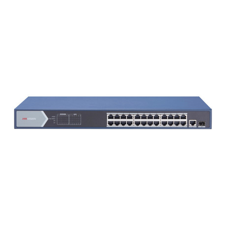 HIKVISION DS-3E0526P-E – 26/24 PoE-Switch, 1x Uplink 1 Gbit/s + 1x SFP