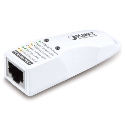 PLANET POE-TESTER+ - Tester, PoE/PoE+/PoE++, tests the presence of 802.3at/af/bt, LED indication, power type, PnP