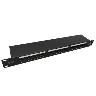 Solarix SX24-5E-STP-BK-N Solarix 24 x RJ45 CAT5E STP