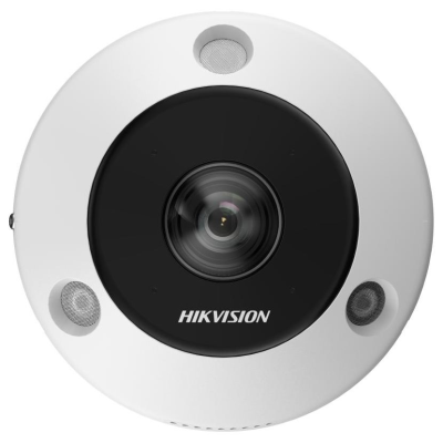 HIKVISION DS-2CD6365G1-IVS(1,16 mm) – 6 Mpx, FISHEYE-Kamera, f1,16 mm, IR 15 m, 2x Mikrofon, Lautsprecher