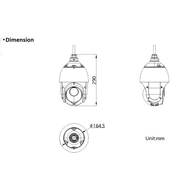 HIKVISION DS-2DE4225IW-DE(T5) – 2 Mpx, IP-PTZ-Außenkamera, 25-fach optischer Zoom, WDR 120 dB, IR 100 m