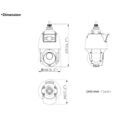 HIKVISION DS-2SE4C425MWG-E(14F0) - 4Mpix, IP PTZ, IR 100m, WDR, 25x zoom, AcuSense