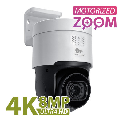 PARTIZAN 8.0MP (4K) IP Varifocal Camera IPS-204X-IR 4K FADA SH