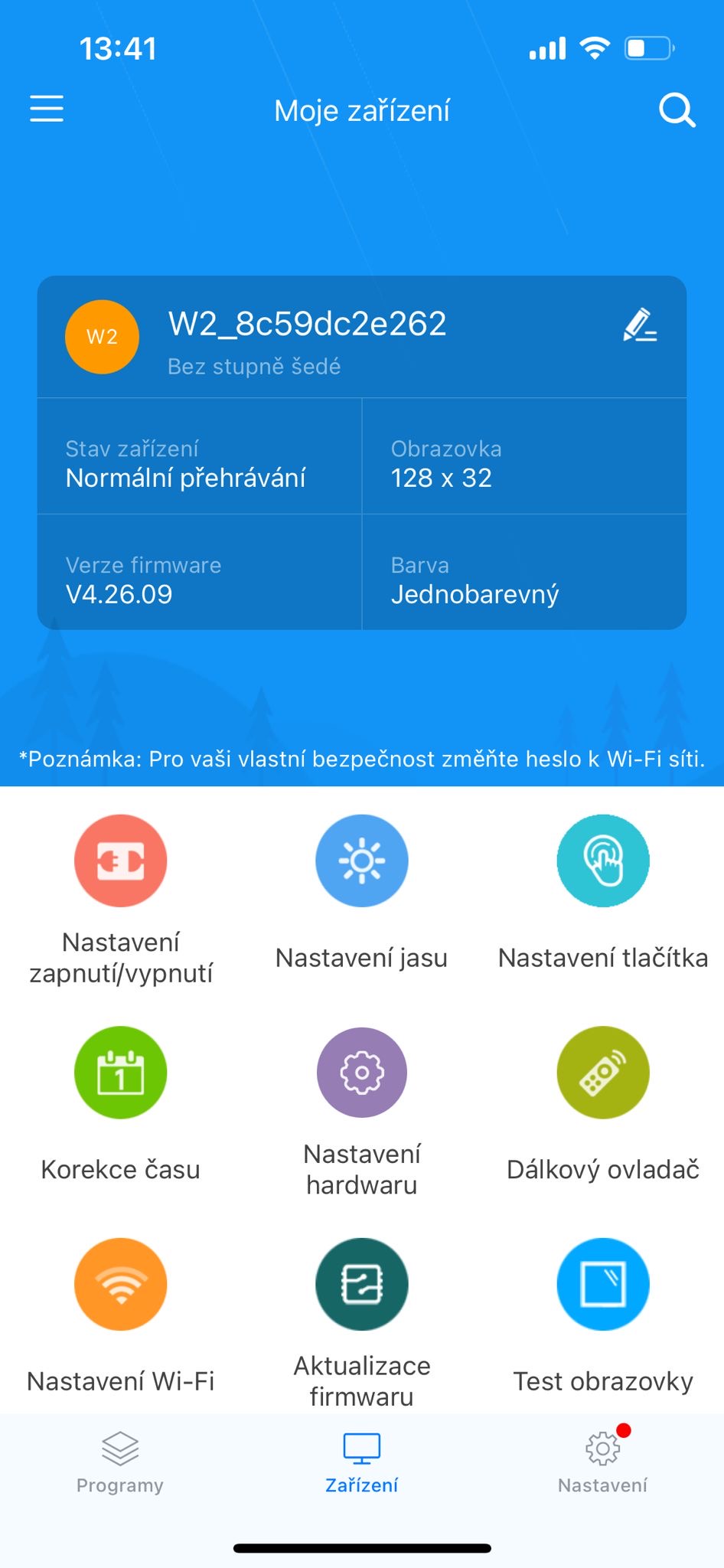 App preview. The application is multilingual