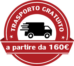 Spedizione gratuita per acquisti superiori a 160€ IVA inclusa